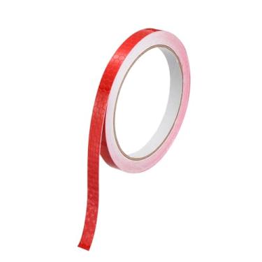 Imagem de Fita refletiva de aviso de cuidado, fita adesiva, 0,4 polegadas x 26 m, fita de marcação de PVC à prova d'água para trailers, motocicletas, degraus, barcos, piso externo, vermelho