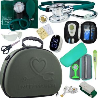Imagem de Kit Enfermagem Maleta Medica Super Luxo Completa Promocao - Love Saude