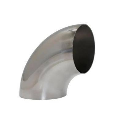 Imagem de Conexão De Tubo Sanitário Em Aço Inoxidável Com Curva De 90 Graus Para