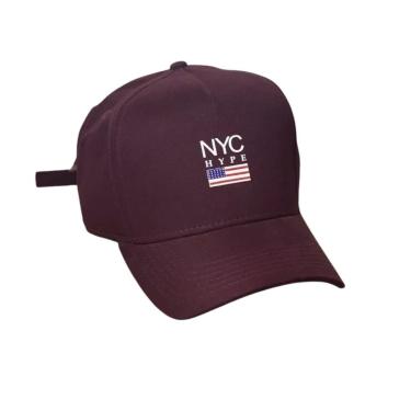 Imagem de Boné Aba Curva NYC Hype Fitão Original Strapback New York City Bandeira-Unissex