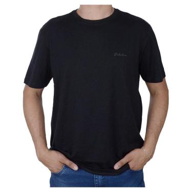 Imagem de Camiseta Masculina Dudalina MC Cotton Flex Preta - 410200-Masculino
