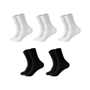 Imagem de Meias Masculinas De Algodão Respirável Longas Para Negócios Estilo Har