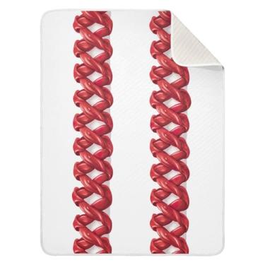 Imagem de Wassud Cobertor de bebê de renda de beisebol para meninos e meninas, cobertor de bebê para recém-nascidos, essencial para recém-nascidos, cobertores macios 76 x 101 cm