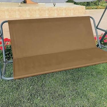 Imagem de Substituição Exterior Da Capa De Assento Do Balanço, Tecido Oxford Grosso Impermeável 600d Para Cadeiras Do Pátio De 2-3 Assentos, Proteção Durável Do Jardim