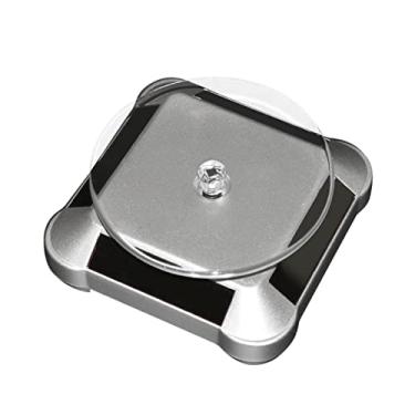 Imagem de Suporte de Exibição Solar Giratória 360 Graus para Bijuterias Celulares Relógios Econômico em Energia Ambientalmente Amigável ABS Premium Durável Supe