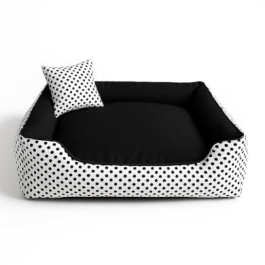 Imagem de Cama Pet Caminha para Cães e Gatos Para Pets "GRANDE" GG/EXG Lavável, Antialérgica e Confortável(BRANCO POÁ,G - 60X50X17)