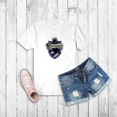 Imagem de CAMISETA HP Brasões Harry Potter -  Hogwarts - KOUPES, M Baby look