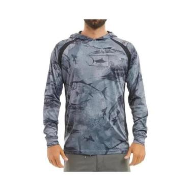 Imagem de Camisa De Pesca Masculina De Manga Longa Com Proteção UV, Respirável, 