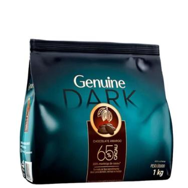 Imagem de Chocolate Genuine Dark 65% Amargo Cacau 1kg- Cargill