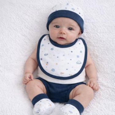 Imagem de Kit Presente Bebê Menino 5 Peças 00-06 Meses Pimpolho 9499, 0 A 6MESES