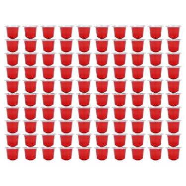 Imagem de Generic 100 Cápsulas de café Recarregáveis ​​da Folha de Alumínio Dos Pces 15ml para Máquinas de café Padrão para Amantes do (Vermelho)