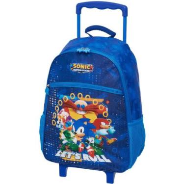 Imagem de Mochila Infantil com Rodinha Sonic Superstars - Pacific