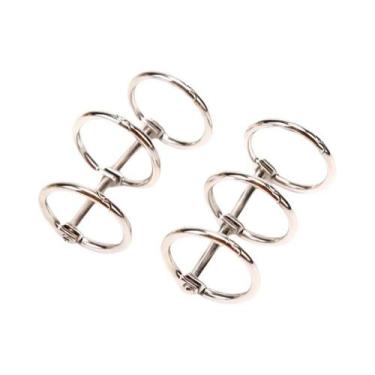 Imagem de Clipes De Metal Retrô Para Encadernação De Livros, 2 Peças, Argolas Ar