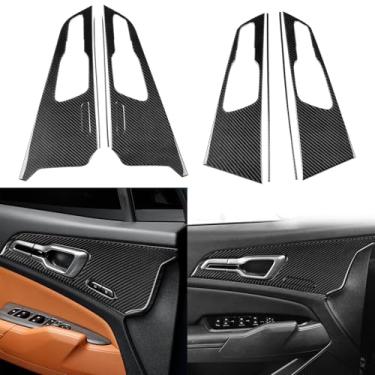 Imagem de NVCNX Fibra de carbono premium real para Kia Sportage 2023 2024 2025 2026 acessórios EX LX S X-Line/SX/X-Pro & Prestige capa de painel interno de carro acabamento interior adesivo de sobreposição