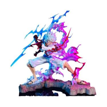 Imagem de Figura De Ação PVC Monkey D Luffy Gear 5, Estátua Do Anime One Piece, 