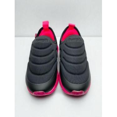 Imagem de Tênis Infantil Pampili Gabby Meninas Colegial Escolar, Preto c, Pink, 