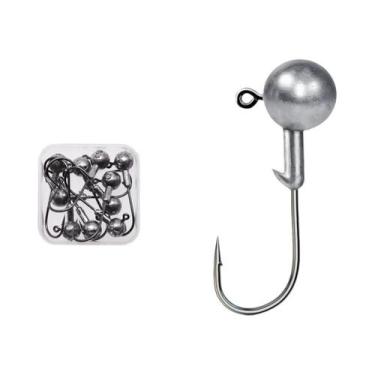 Imagem de Anzóis De Pesca Jigging Com Cabeça Redonda 1g-20g MrLurion Para Iscas 