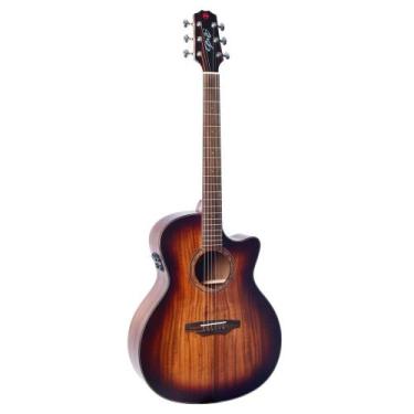 Imagem de Violão Seizi Supreme Ryu Mirai Cutaway Koa Burst C/ Bag