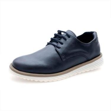 Imagem de Sapato Social Masculino Oxford Casual De Amarrar Conforto Macio Elegante Rota79 –derby Preto-Masculino