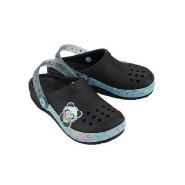 Imagem de Sandália Babuche Menina Grendene Luluca Preto/Azul 22923-Feminino