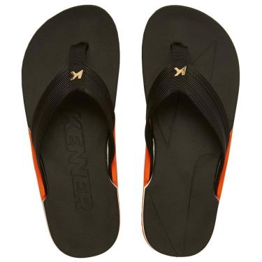 Imagem de Chinelo Kenner Nk6 Pro Preto Laranja Tradicional Original-Masculino