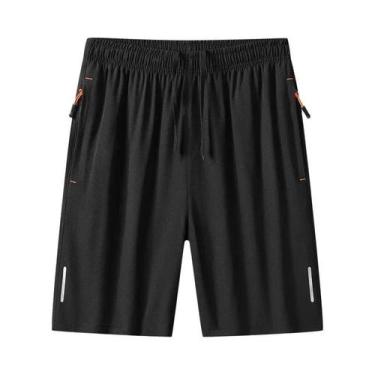Imagem de Shorts Masculinos plus Size Dry Fit Para Corrida, Treino, Academia, Ba