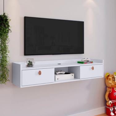 Imagem de Rack Painel Suspenso para sala Tv 1.20cm  nicho 2 Porta - Cores - Gaio