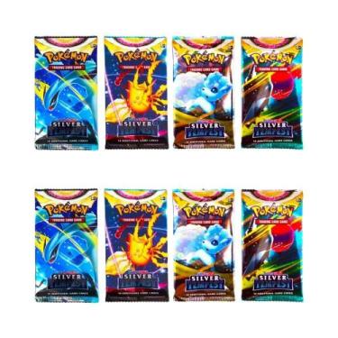 Imagem de Cartas Pokémon Para Crianças, Pacote Com 4, Jogo De Troca Team up Sun 