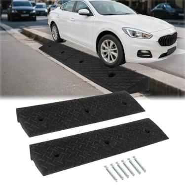 Imagem de Rampas de meio-fio para entrada de veículos - PLSER 4" Rampa de borracha para meio-fio,...