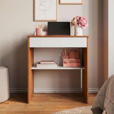 Imagem de Escrivaninha Para Computador com 1 Gaveta Home Office Quarto Resistent