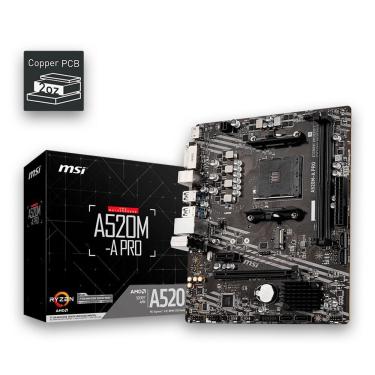 Imagem de Placa Mae Msi A520m-a Pro Amd Am4 911-7c96-031