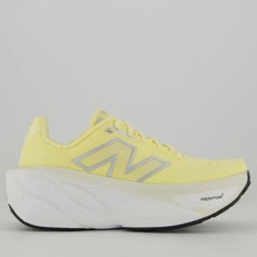 Imagem de Tênis New Balance Fresh Foam X More V5 Feminino Amarelo-Feminino