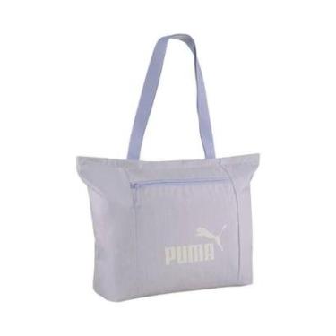 Imagem de BOLSA BASE SHOPPER 091345-02 - AZUL CLARO/BRANCO U-Unissex