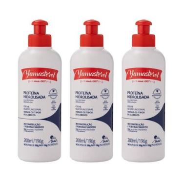 Imagem de Creme Multifuncional Yamasterol Branco Proteína Hidrolisada 200ml (Kit