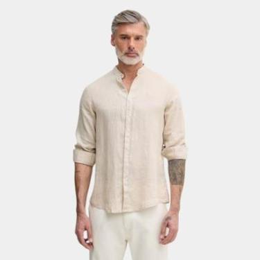 Imagem de Camisa M.Longa Linho Armani Exchange-Masculino