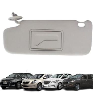 Imagem de Quebra Sol C/ Espelho Cobalt/Onix/Prima/Spin - Ld Esquerdo - NEWTEC