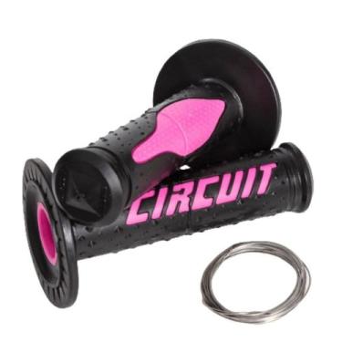 Imagem de Manopla electra racing circuit equipment, PRETO / ROSA