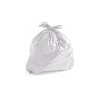 Imagem de Saco De Lixo 40 Litros Colorido Branco Comum Com 100 Unid. - Higipack
