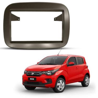 Imagem de Moldura Central Painel 2din Mp5 7 Polegadas Fiat Mobi - Ludovico