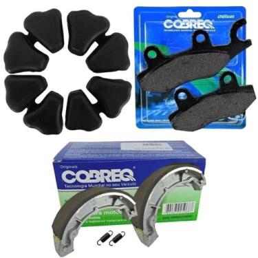 Imagem de Pastilha Freio, Lona, Coxim Cbx 250 Twister 2001 Até 2008 - Cobreq