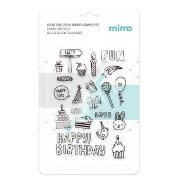 Imagem de Carimbo para Relevo - Festa - Mimo - 11 x 16 cm