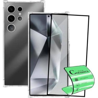 Imagem de Capa Anti impacto + Película 9D Cerâmica para Samsung Galaxy S25 Ultra