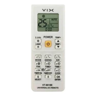 Imagem de Controle Remoto Universal Para Ar Condicionado KT-9018E - VIX