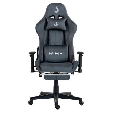 Imagem de Cadeira Gamer Rise Mode Ângulo Ajustável Braço 2D Apoio Para os Pés Retrátil Fabric-Uni...