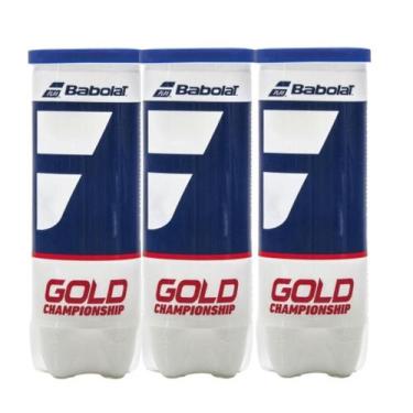 Imagem de Bola de Tênis Babolat Gold Championship - Pack 3 Tubos