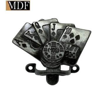 Imagem de Kit 8 Abridor de Garrafa Baralho Poker Acessório Decoração Churrasco -