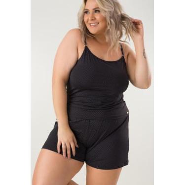 Imagem de Pijama De Microfibra Estampada C/ Alça Regulável - 100 Frescura Moda Í