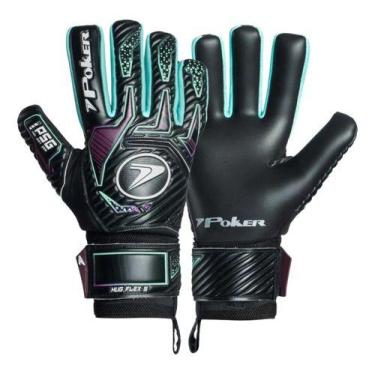 Imagem de Luva Goleiro Campo Poker Hug Flex 5 Profissional -, Preto, Verde, 11