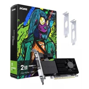 Imagem de Placa de Vídeo Geforce GT-710 2GB DDR3 64Bits PCYES PPET7102GBLP