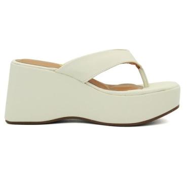 Imagem de Tamanco Vizzano Original Moda Sola Alta Dedo Feminino 106, 38, Off, Wh